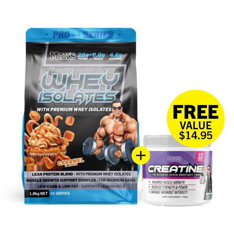 Maxs Supplements Pro Series Whey Isolate