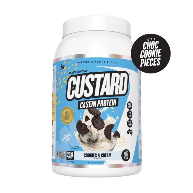Muscle Nation Custard Casein Cookies & Cream
