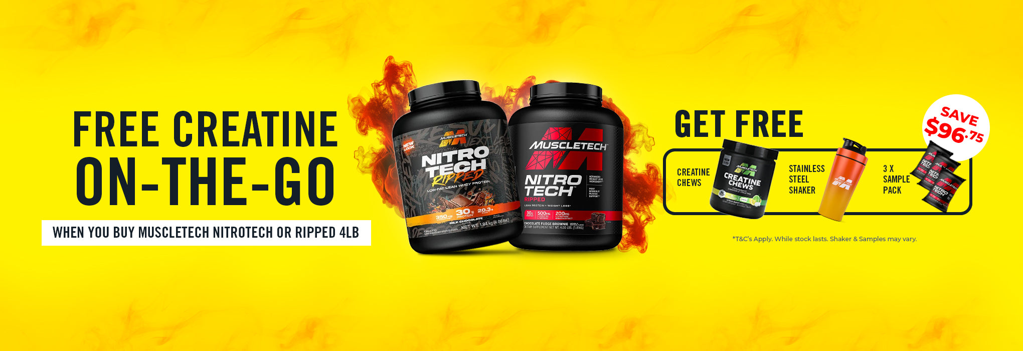 FREE Creatine, Shaker and Samples - MuscleTech Deal
