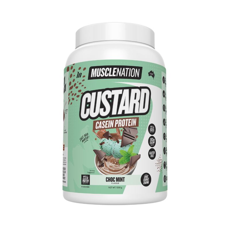 Muscle Nation Custard Casein Choc Mint