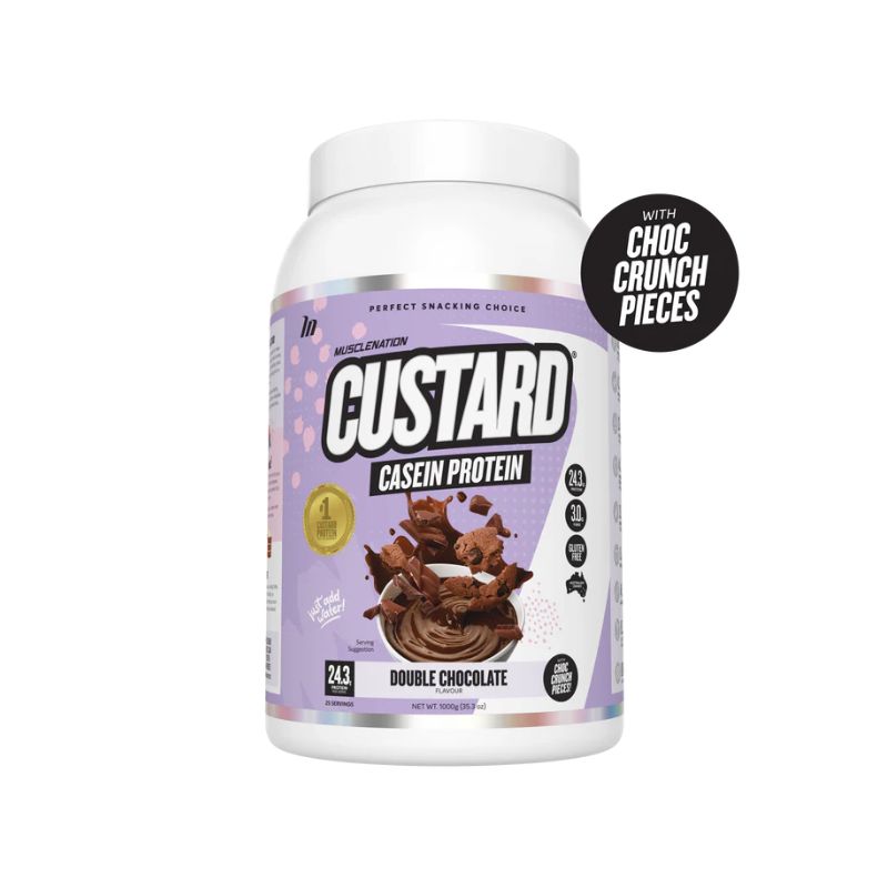 Muscle Nation Custard Casein Double Chocolate
