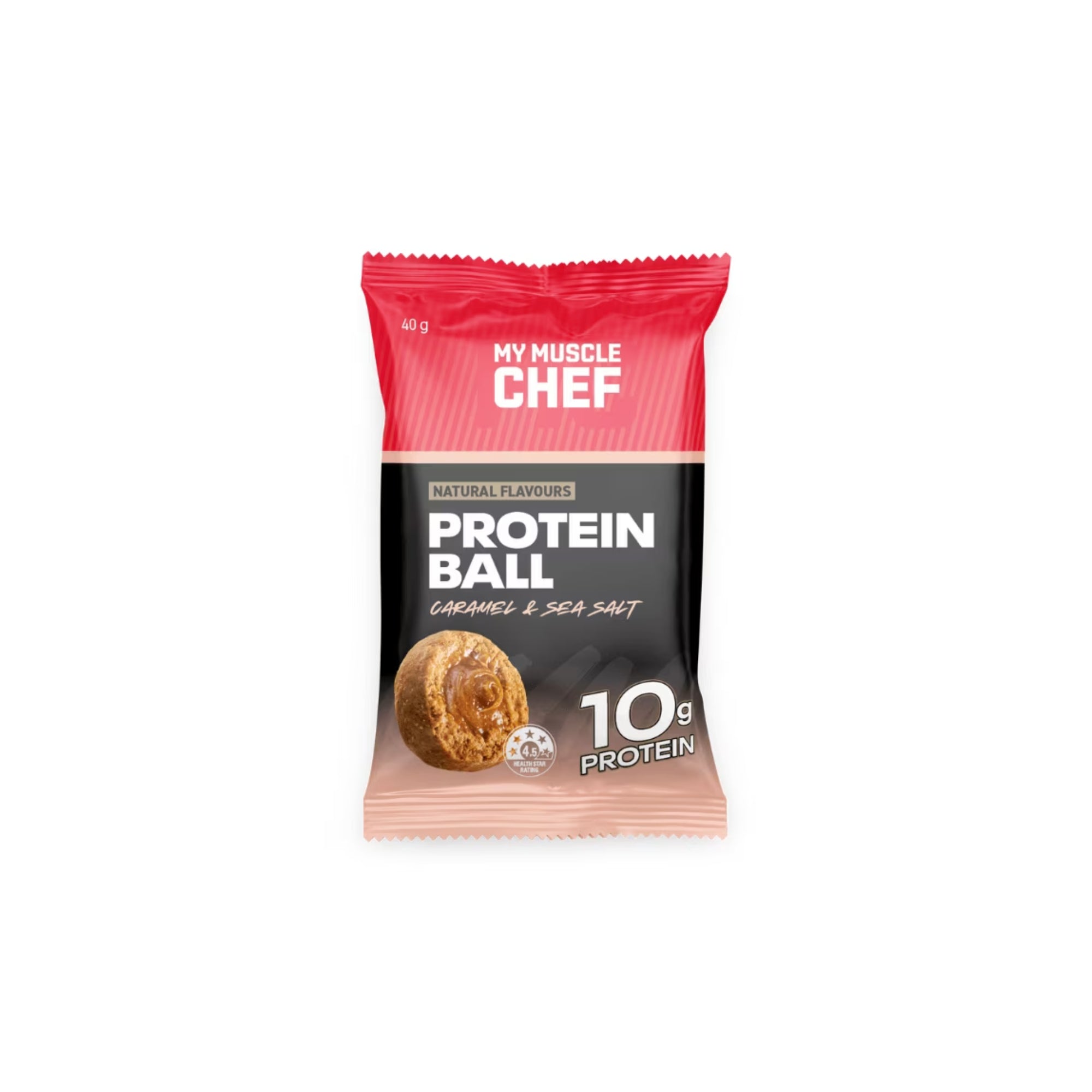 My Muscle Chef Protein Ball 40g - Caramel Sea Salt
