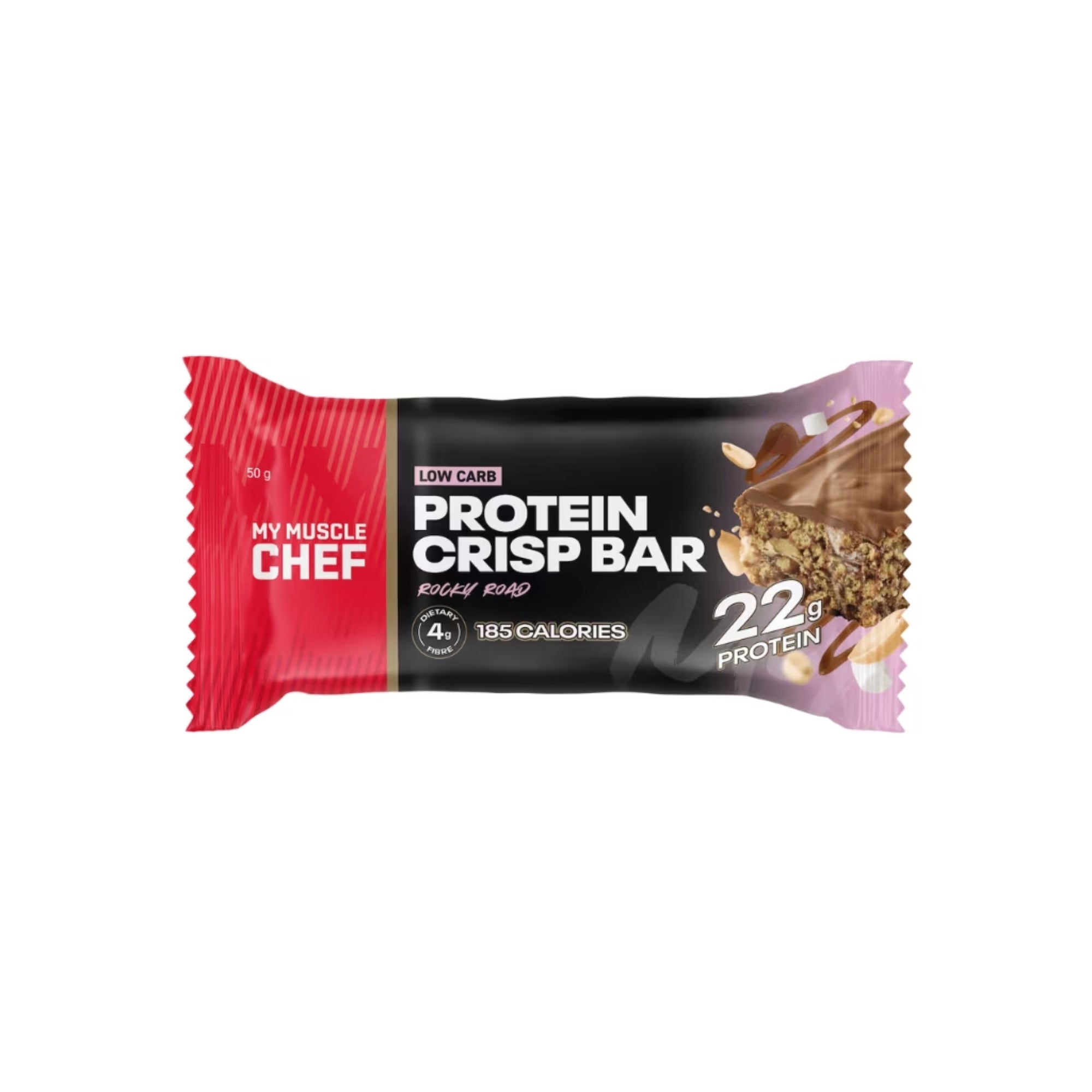 My Muscle Chef Crisp Bar 50g - Rocky Road