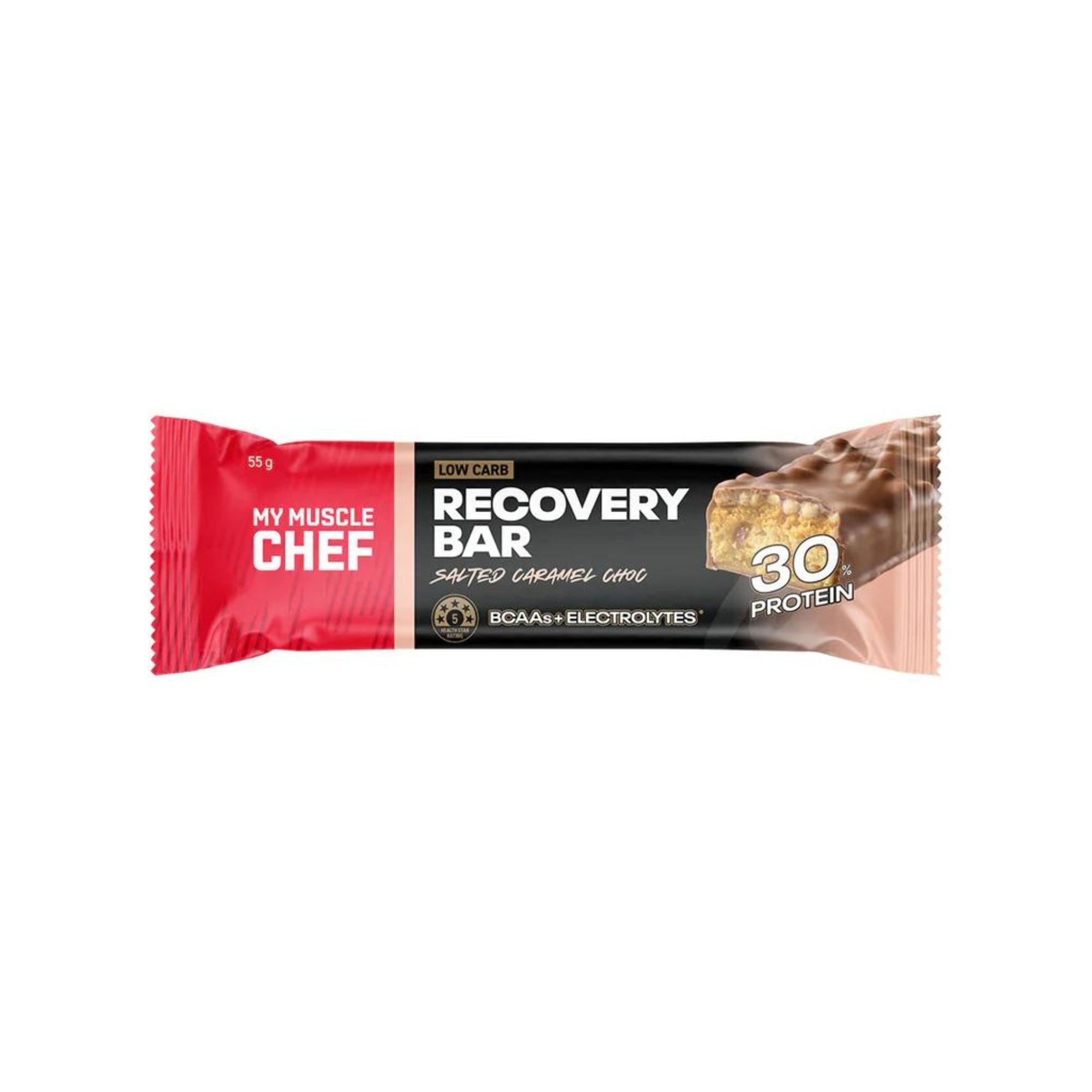 My Muscle Chef Recovery Bar 55g - Calted Caramel Choc