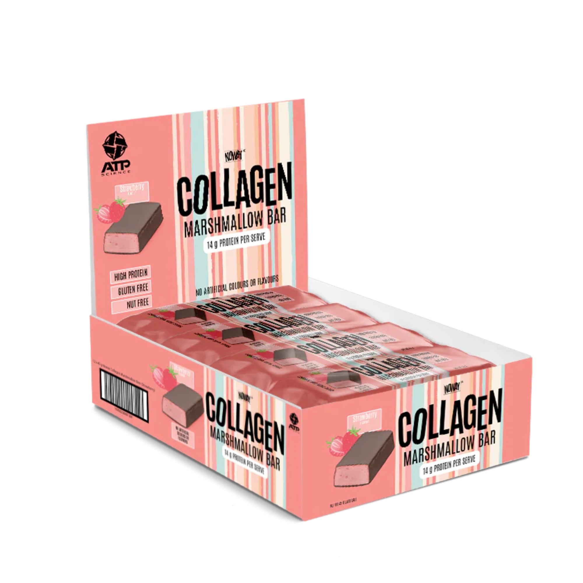 NoWay Collagen Marshmallow Bar - Strawberry