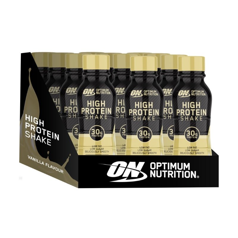 Optimum Nutrition High Protein Shake 375ml RTD - Vanilla Case