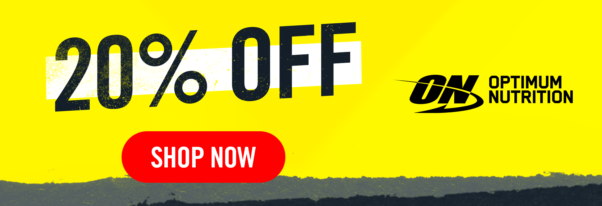 20% OFF OPTIMUM NUTRITION - UP TO 30% OFF SALE