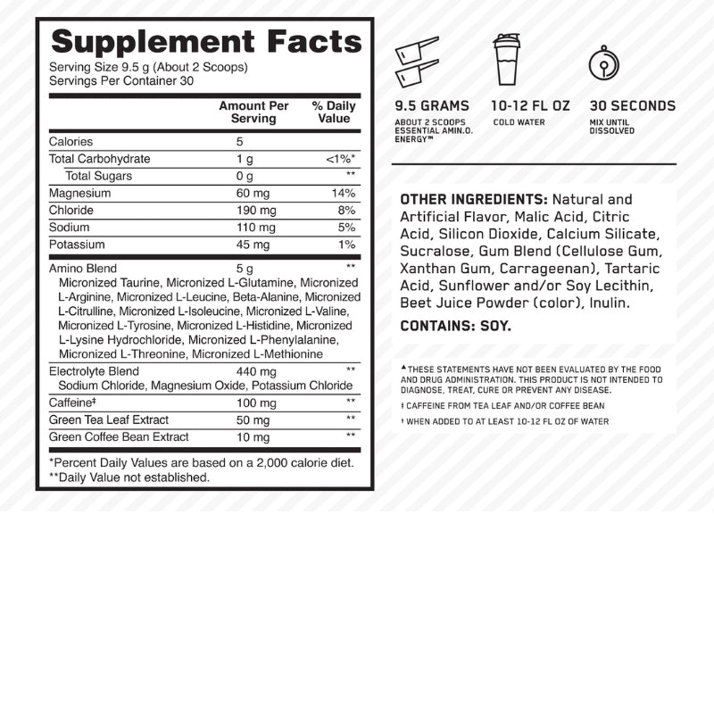 Optimum Nutrition Amino Energy NIP