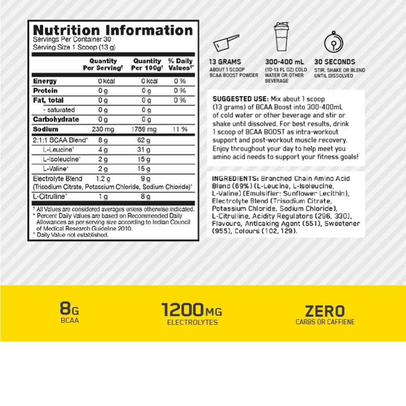 Optimum Nutrition BCAA Boost NIP