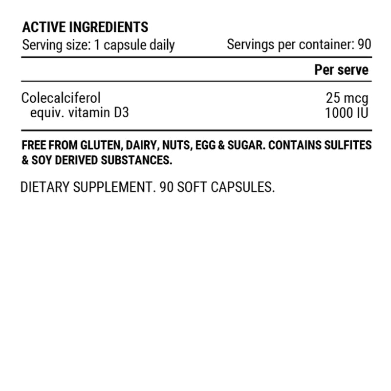 Pillar Vitamin D3 NIP