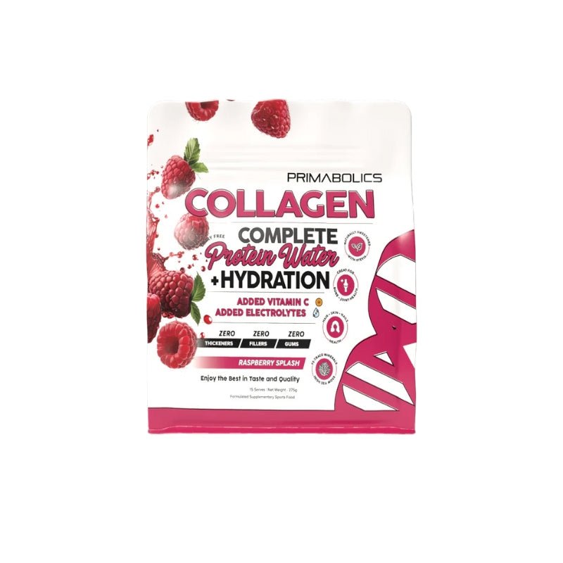 Primabolics Complete Collagen Protein Water - Raspberry