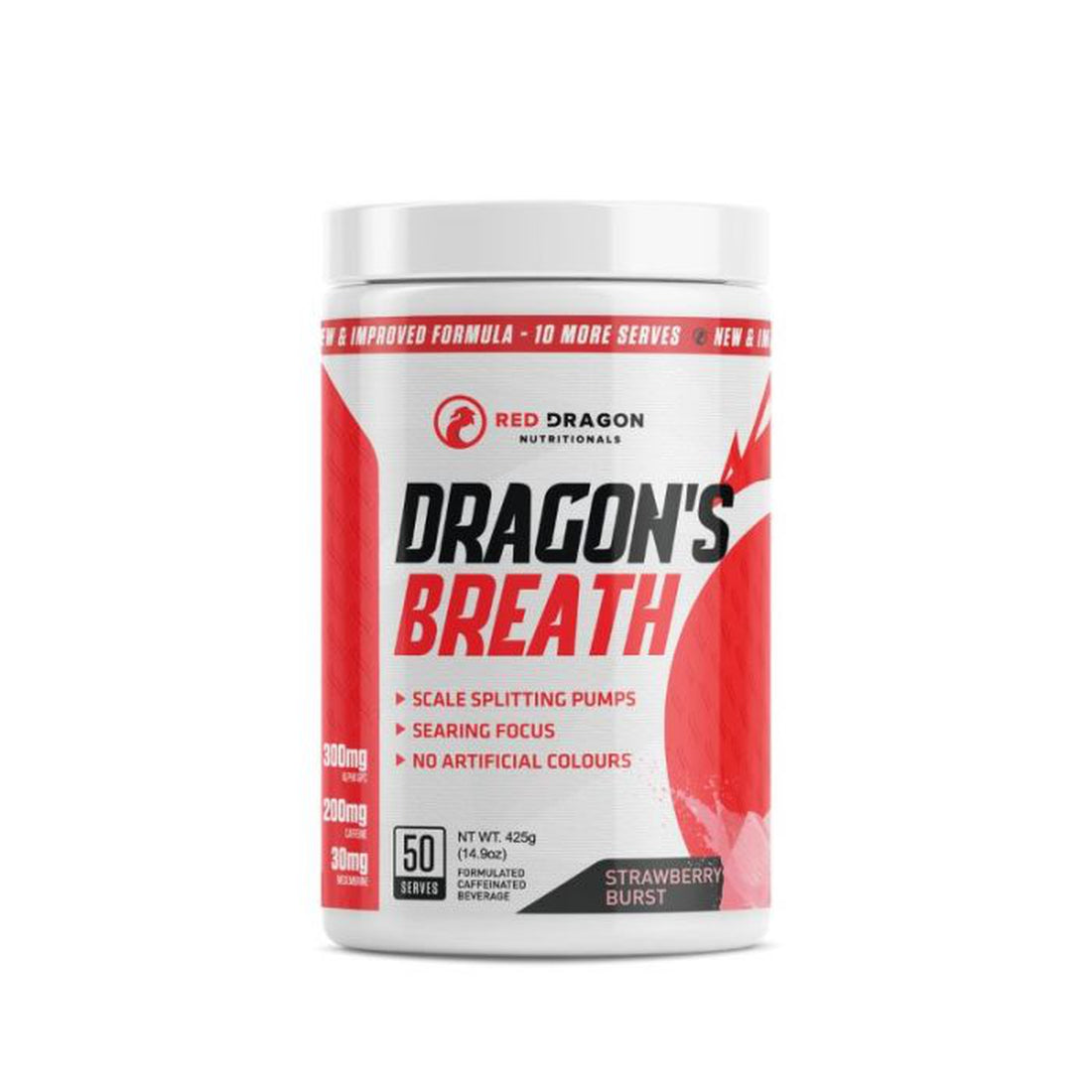 Red Dragons Breath White
