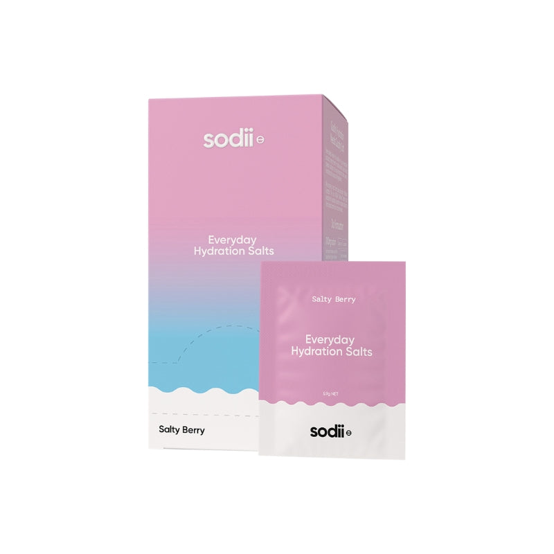 Sodii Everyday Hydration Salts Sachets Berry