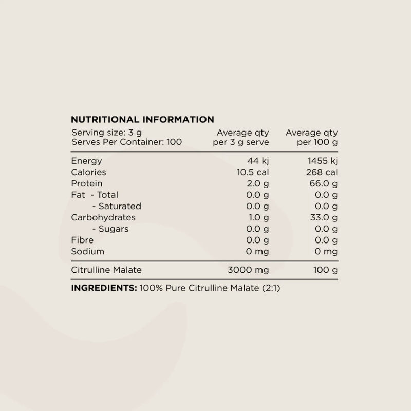Switch Nutrition Citrulline Malate NIP