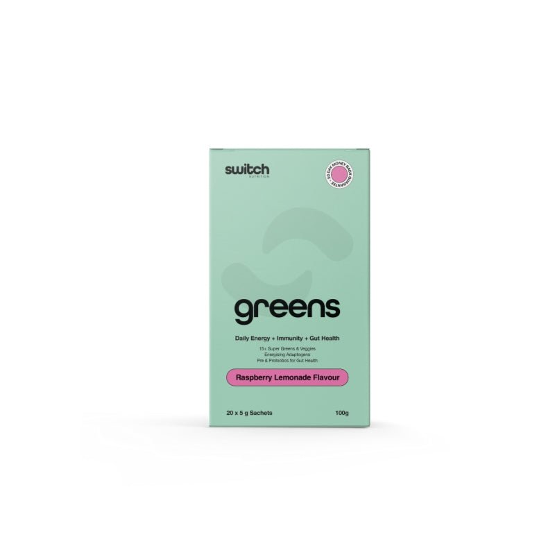 Switch Nutrition Greens - 20 serve Raspberry Lemonade