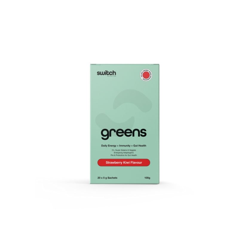 Switch Nutrition Greens - 20 serve Strawberry Kiwi