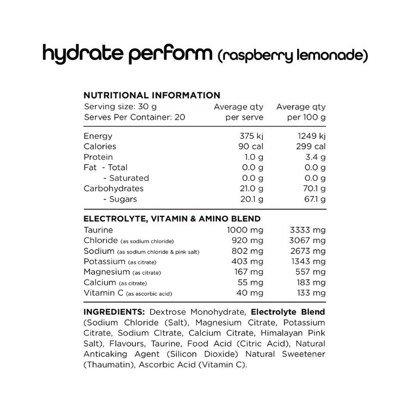Switch Nutrition Hydrate Perform - NIP