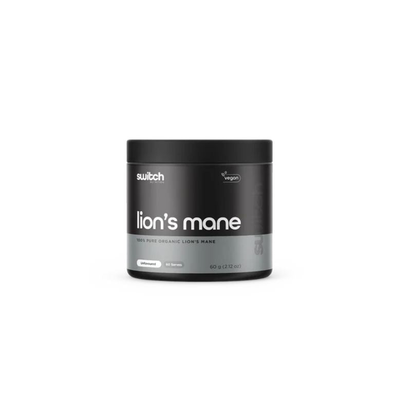Switch Nutrition Lions Mane Powder 60 Serve Clearance