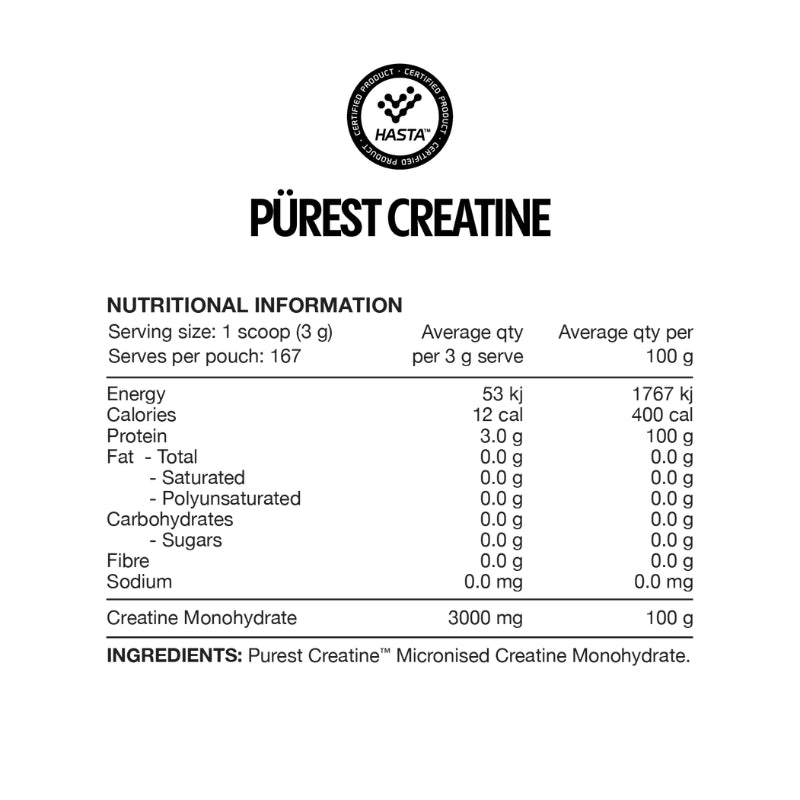 Switch Nutrition HASTA Creatine Purest Creatine Monohydrate