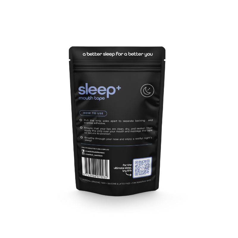 Switch Nutrition Sleep + Breathe Better Mouth Tape