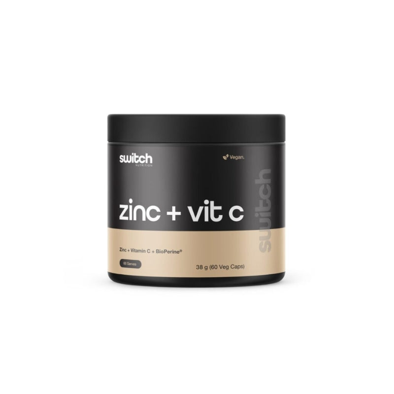 Switch Nutrition Zinc + Vit C BioPerine