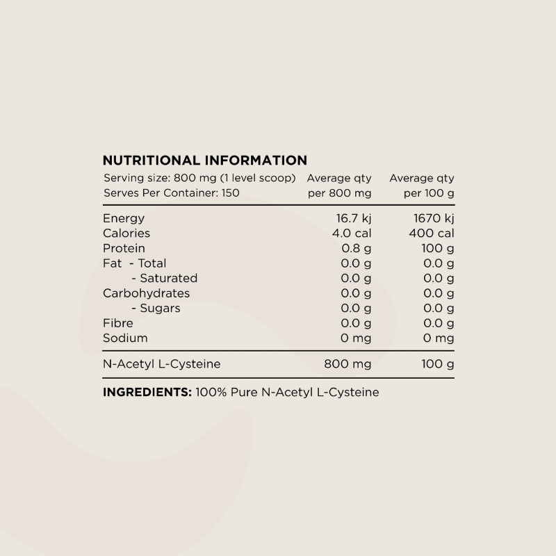 Switch Nutrition N-Acetyl Cysteine