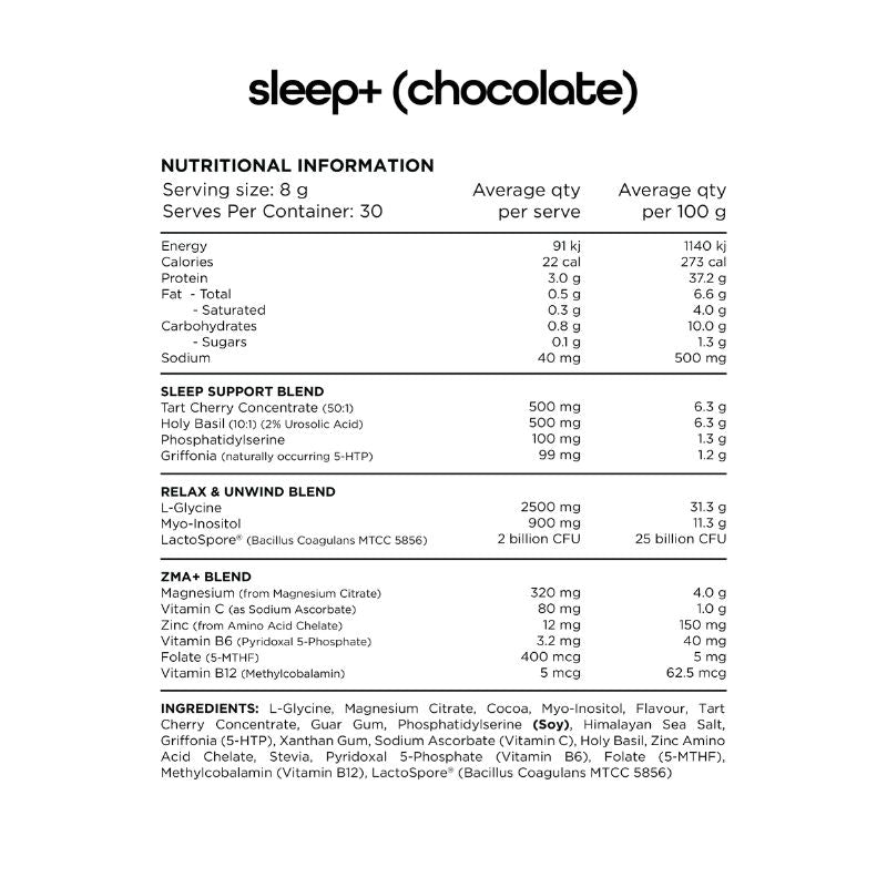 Switch Nutrition Sleep + NIP