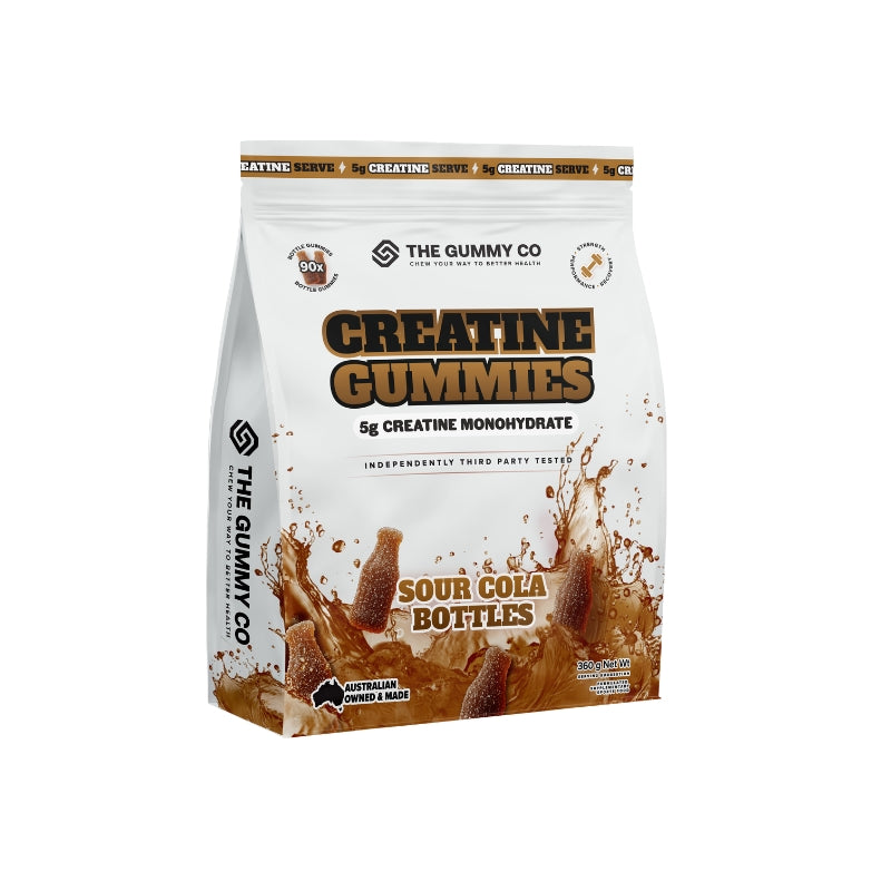 The Gummy Co Creatine Gummies - Sour Cola Bottles