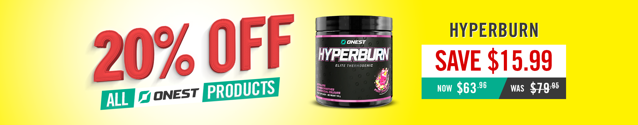 SAVE $15.99 Onest Hyperburn | 20% OFF