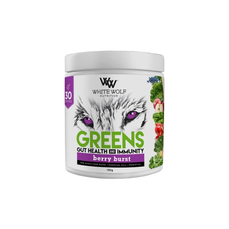 White Wolf Greens + Gut Health Immunity 150g Clearance