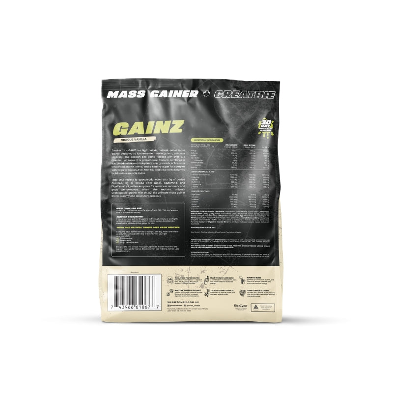 Zombie Labz Gains 4.3kg Vanilla
