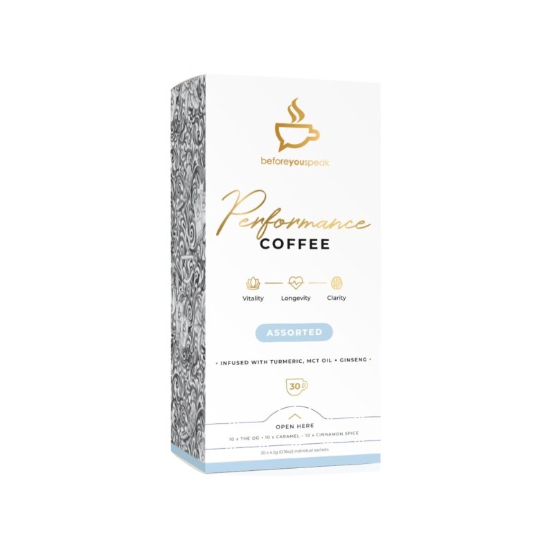 Before You Speak High Performance Coffee - Assorted 30 serve