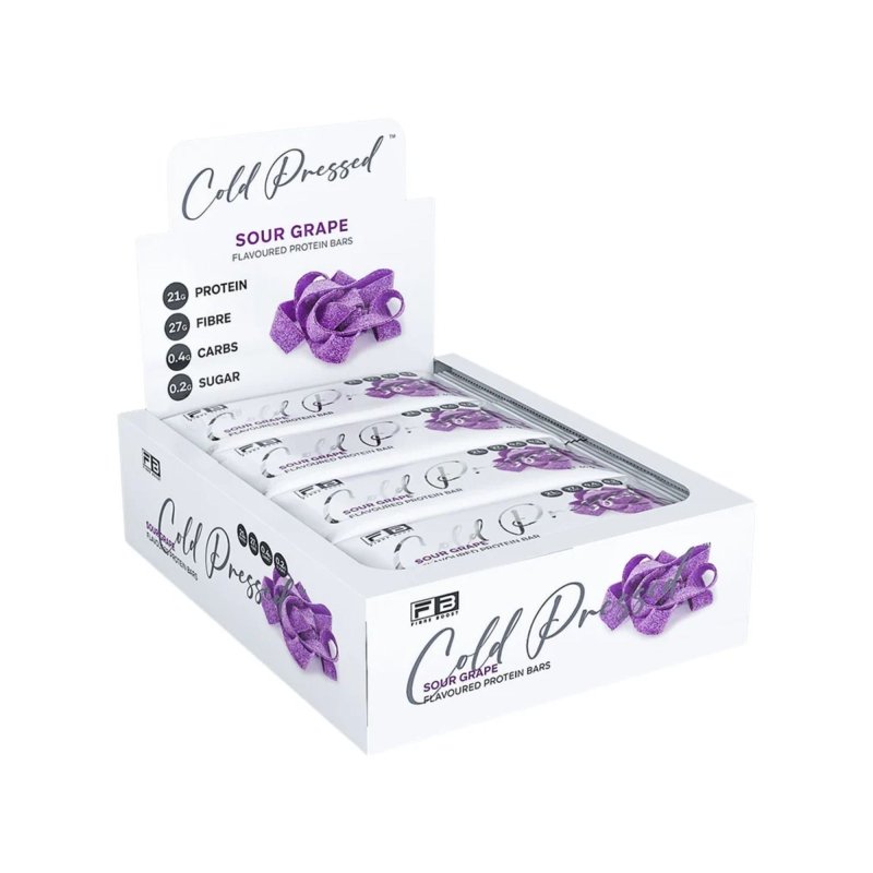 Fibre Boost Cold Pressed Bars - Box of 12 Sour Grape