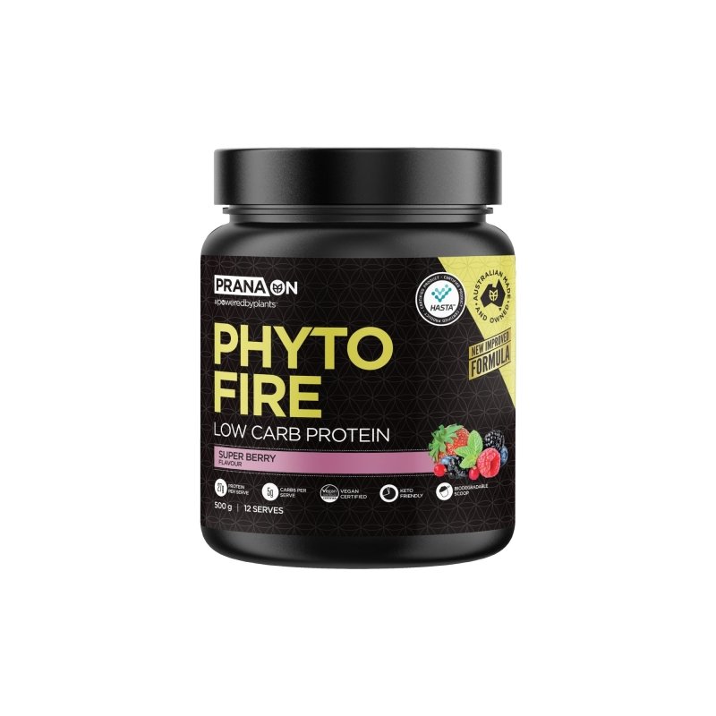 Prana On Phyto Fire Low Carb Protein - Super Berry