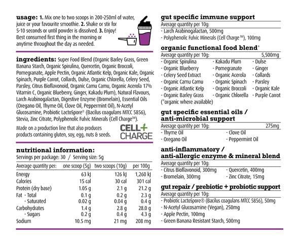 White Wolf Greens + Gut Health Immunity