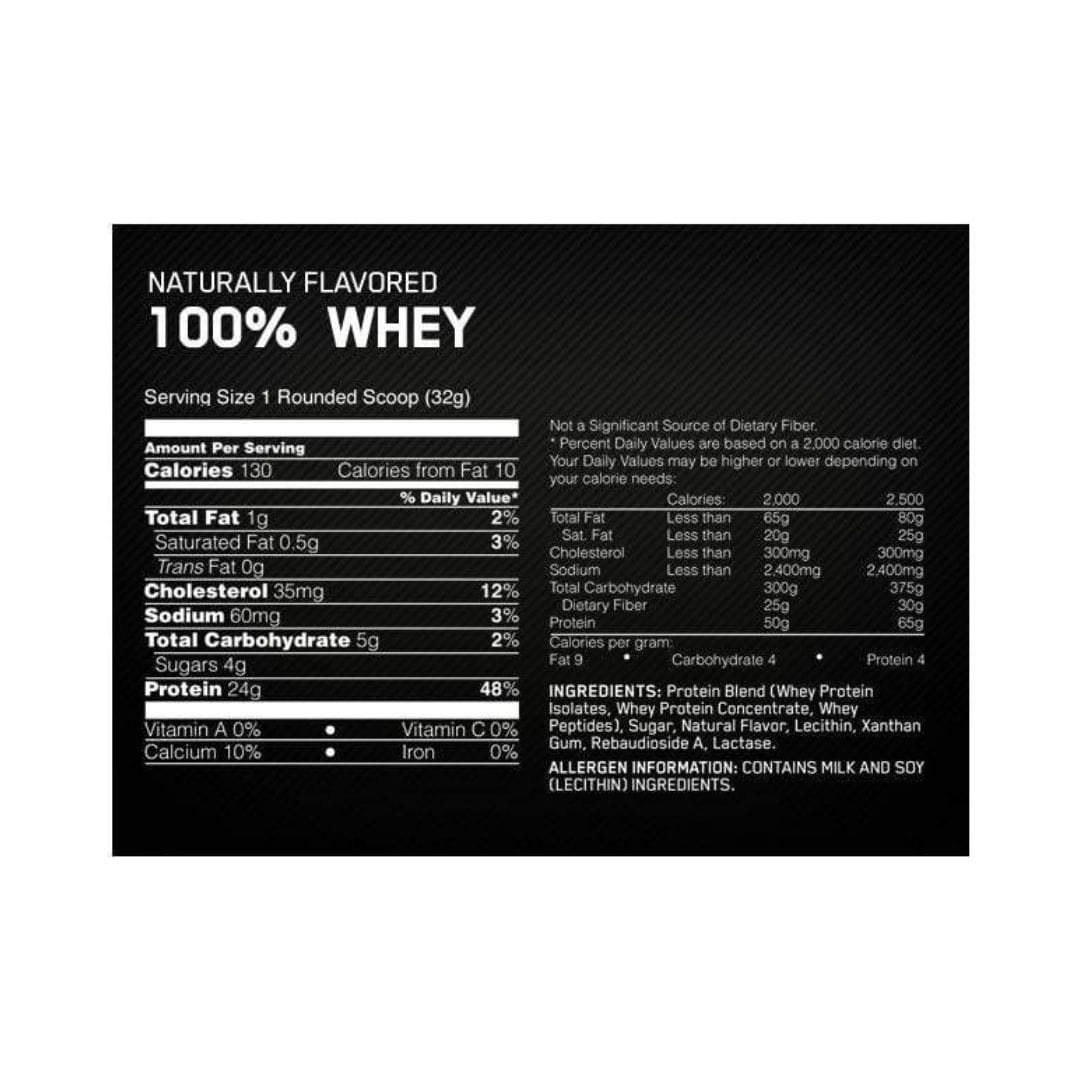 Optimum Nutrition Naturally Flavoured Gold Standard 100% Whey