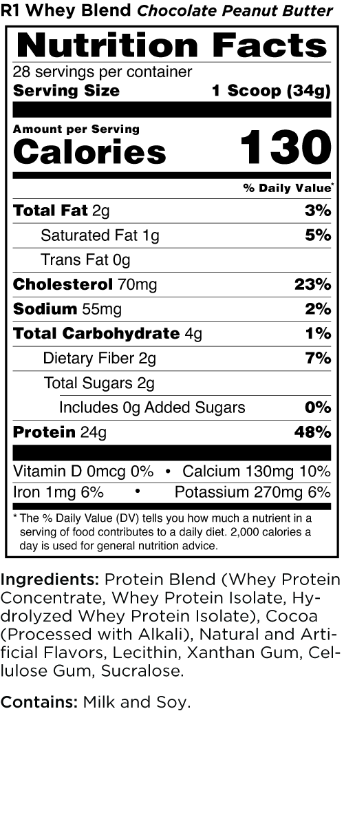 Rule 1 R1 Whey Blend