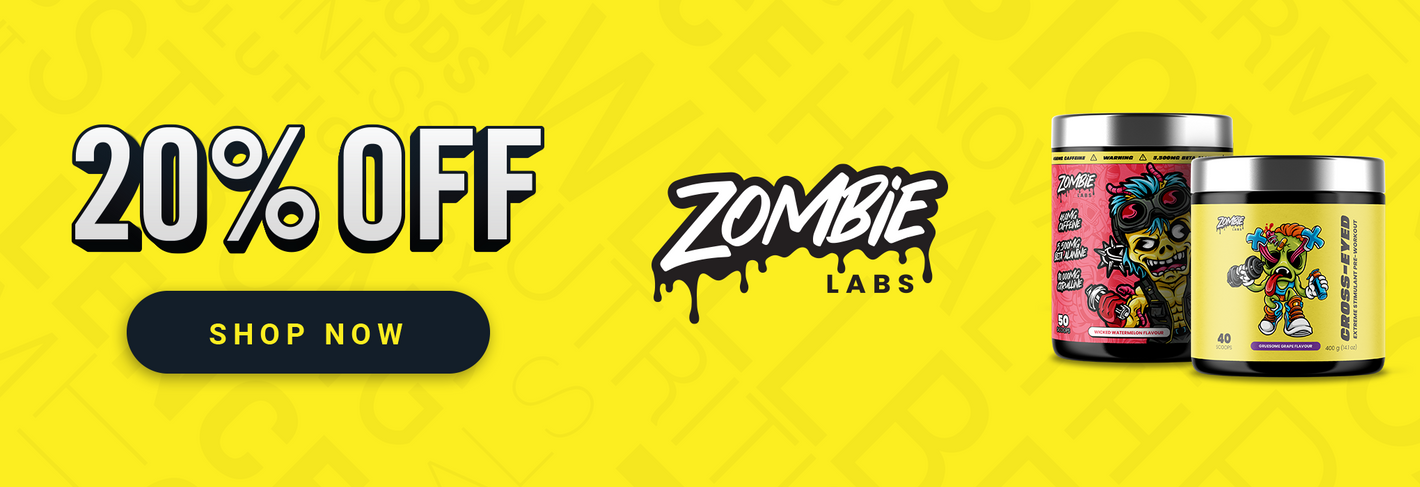 20% OFF Zombie Labs - Select Supps Sale