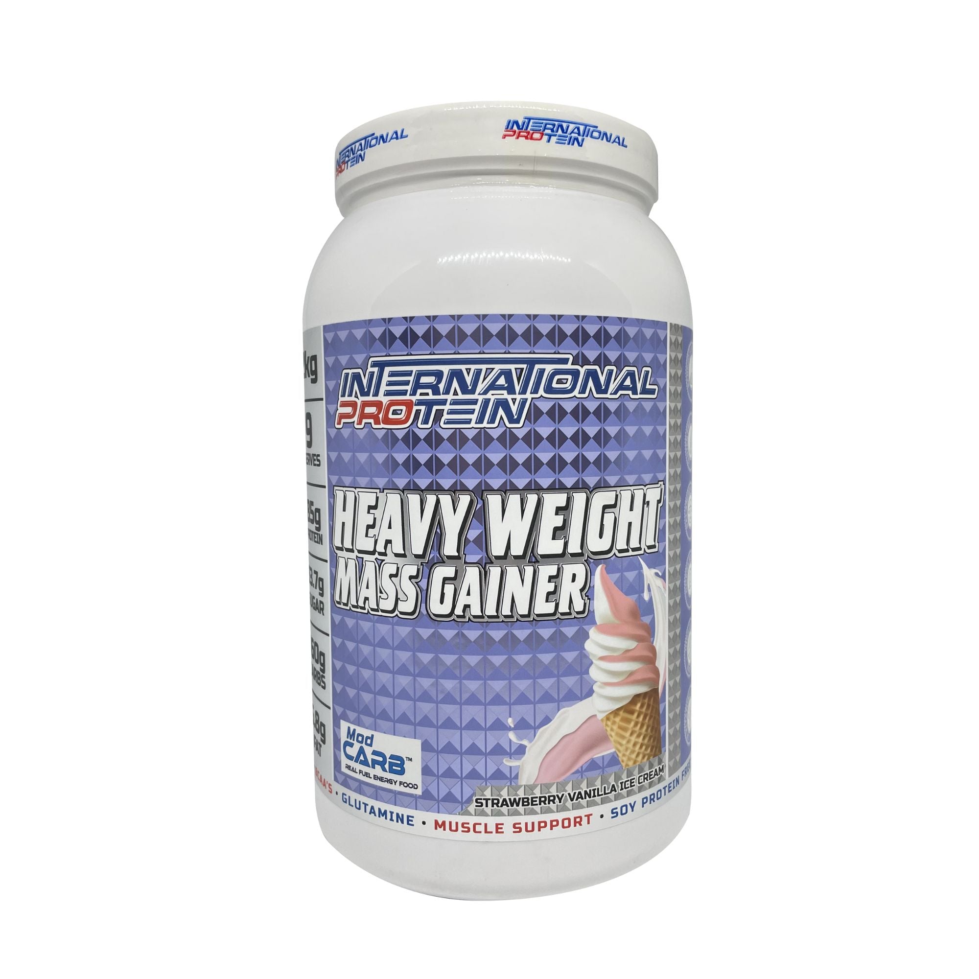 International Protein Heavy Weight Mass Gainer - 1.5kg Strawberry