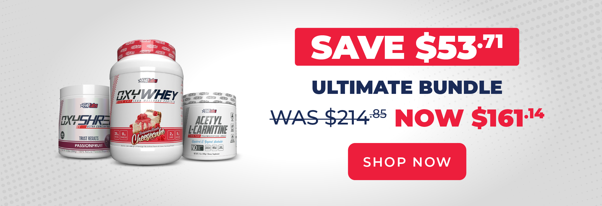 SAVE $53.71 EHP Labs Ultimate Bundle