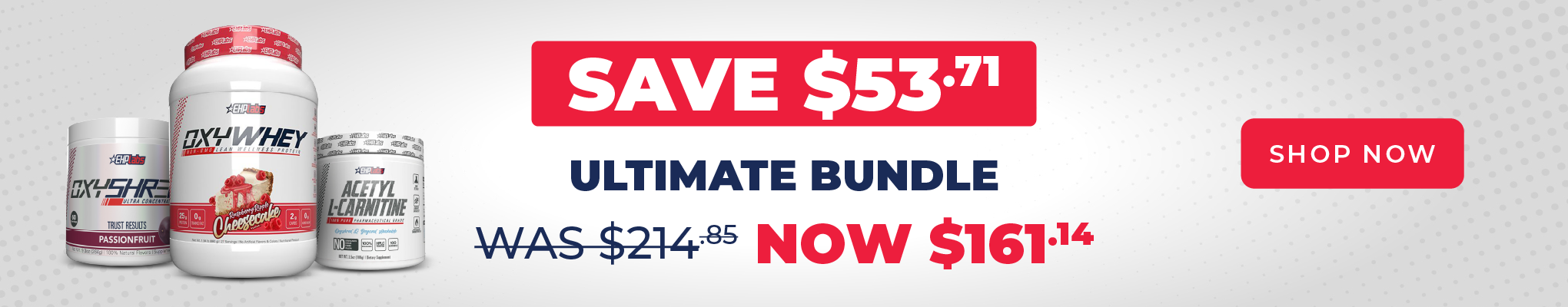 SAVE $53.71 EHP Labs Ultimate Bundle