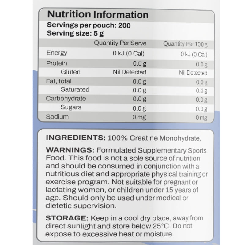 ATP Science Creatine Monohydrate NIP