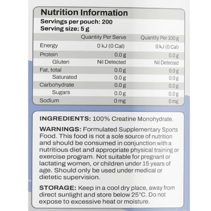 ATP Science Creatine Monohydrate NIP