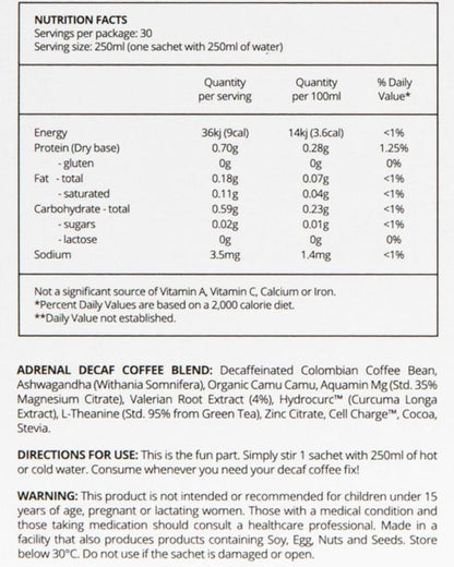 Adrenal Reset Decaf Coffee