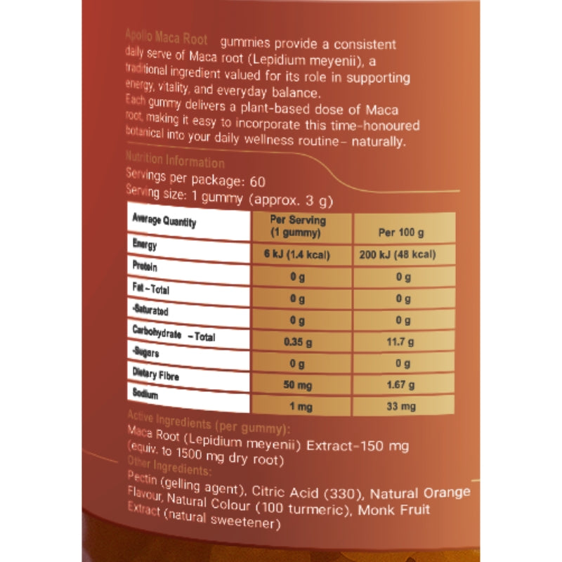 Apollo Maca Root Gummies