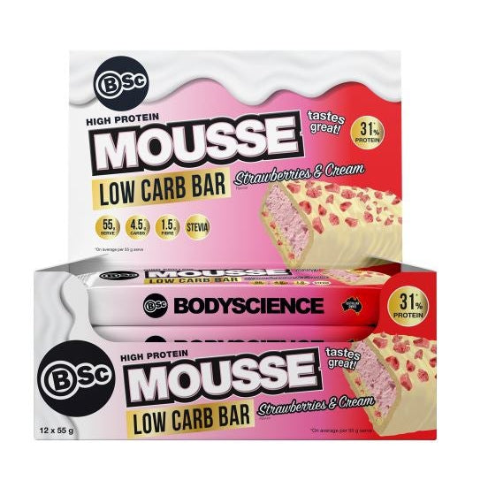 Body Science BSC High Protein Low Carb Mousse Bar