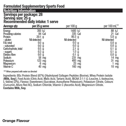 Body Science BSC Chupa Chups Protein Water NIP