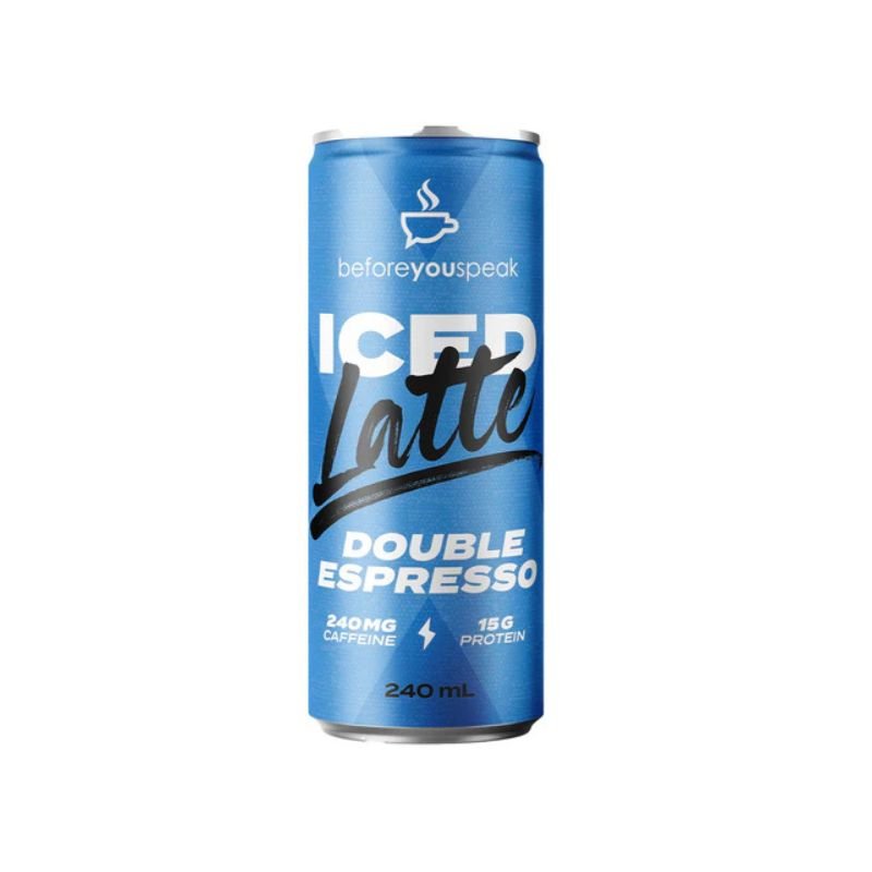 Before You Speak Iced Latte 240ml Single Clearance - Double Espresso