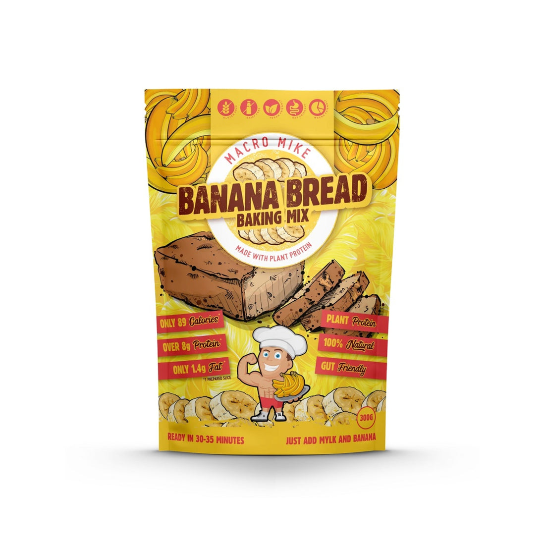 Macro Mike Banana Bread Baking Mix