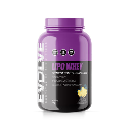 Evolve Lipo Whey 1kg - Banana Paddlepop